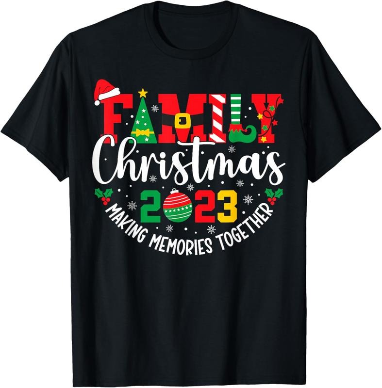100% Cotton Family Christmas 2023 Matching Squad Santa Elf Funny Xmas T-Shirt Hoodie, Sweatshirt | HypeCrazeTee.com
