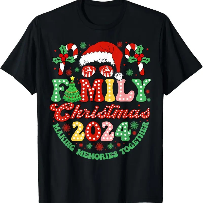 100% Cotton Family Christmas 2024 Christmas Squad Xmas Matching Pajamas T-Shirt Hoodie, Sweatshirt | HypeCrazeTee.com
