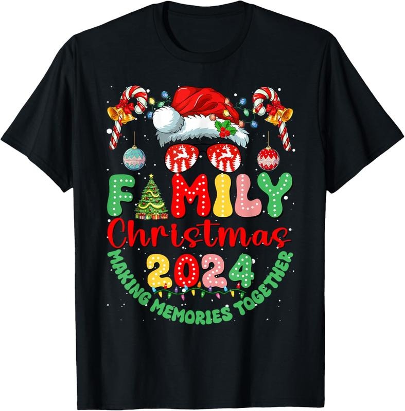 100% Cotton Family Christmas 2024 Christmas Squad Xmas Matching Pajamas T-Shirtstyle{n002}2 T-Shirts, Hoodie, Sweatshirt