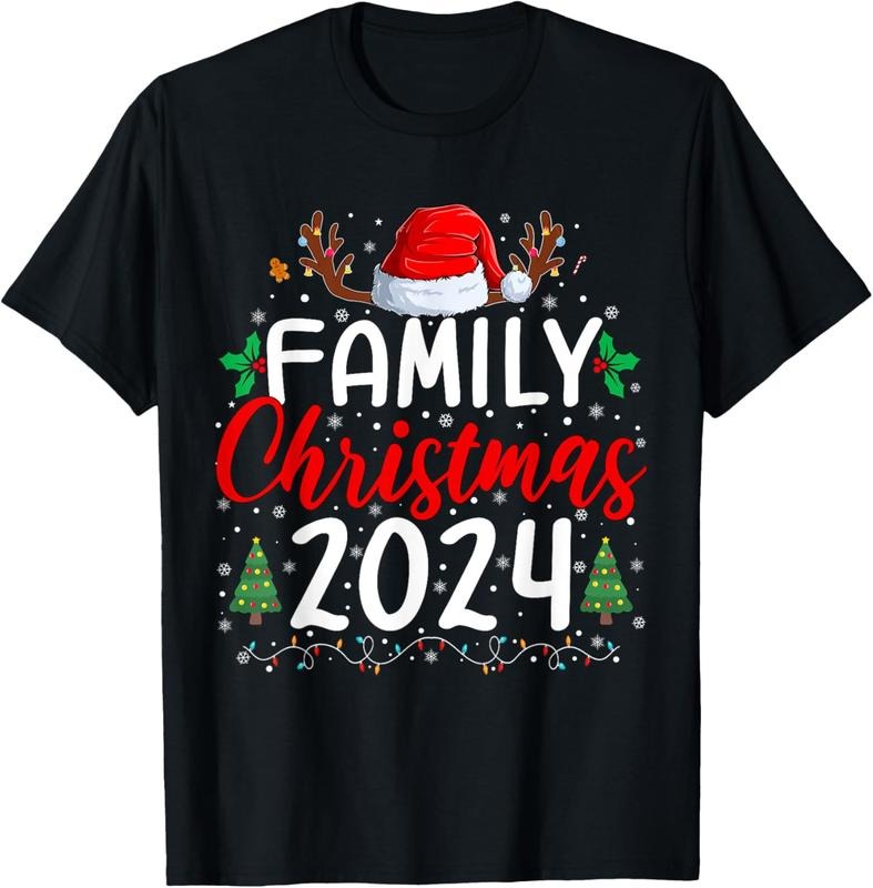 100% Cotton Family Christmas 2024 Matching Family Christmas Xmas Squad T-Shirt Hoodie, Sweatshirt | HypeCrazeTee.com