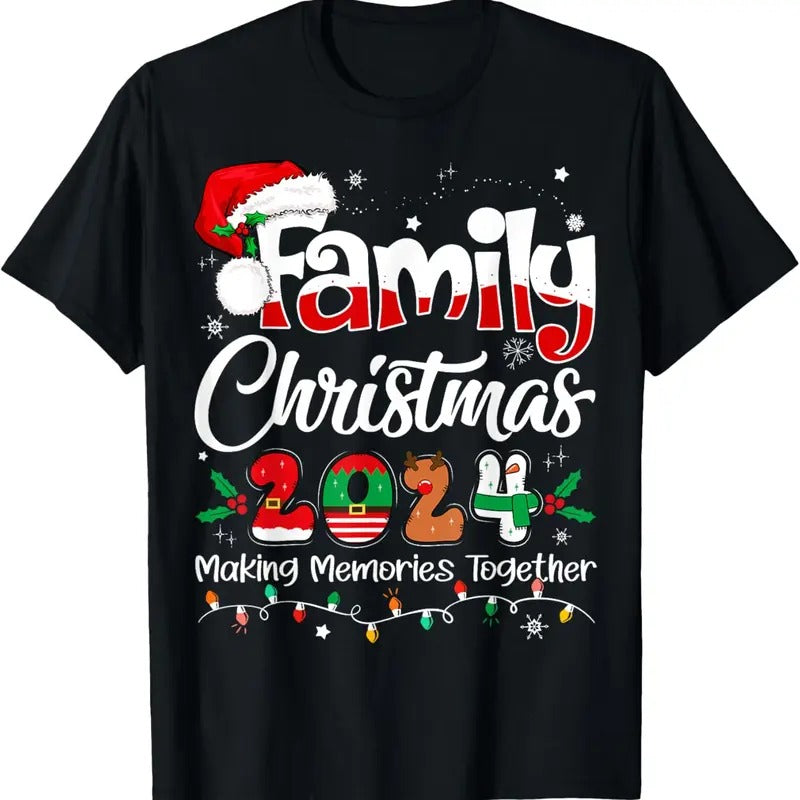 100% Cotton Family Christmas 2024 Matching Outfit Xmas Squad Santa T-Shirt Hoodie, Sweatshirt | HypeCrazeTee.com