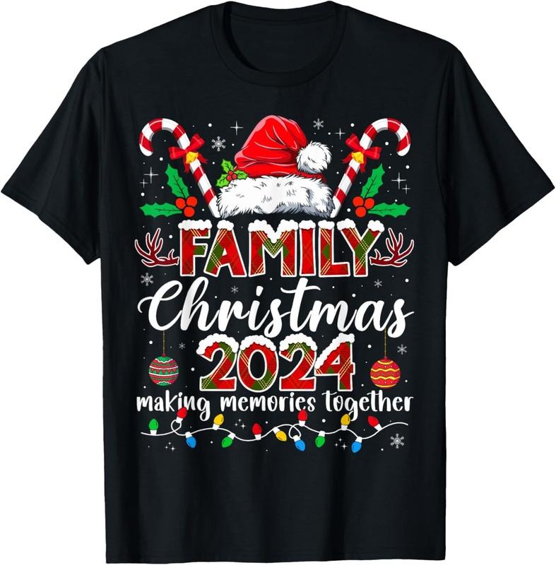 100% Cotton Family Christmas 2024 Matching Squad Santa Elf Funny Xmas T-Shirt Hoodie, Sweatshirt | HypeCrazeTee.com