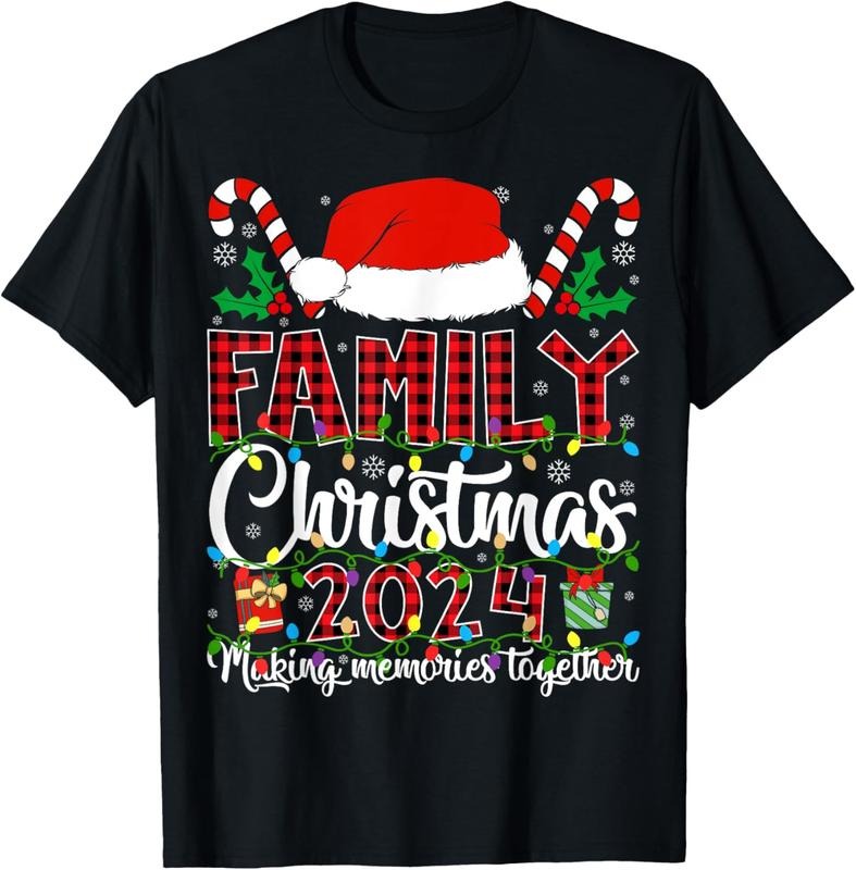 100% Cotton Family 2024 Matching Squad Santa T-Shirts, Hoodie, Sweatshirt