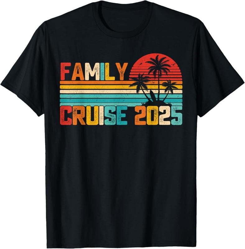 100% Cotton Family Cruise 2025 Beach Matching Summer Vacation T-Shirt Hoodie, Sweatshirt | HypeCrazeTee.com