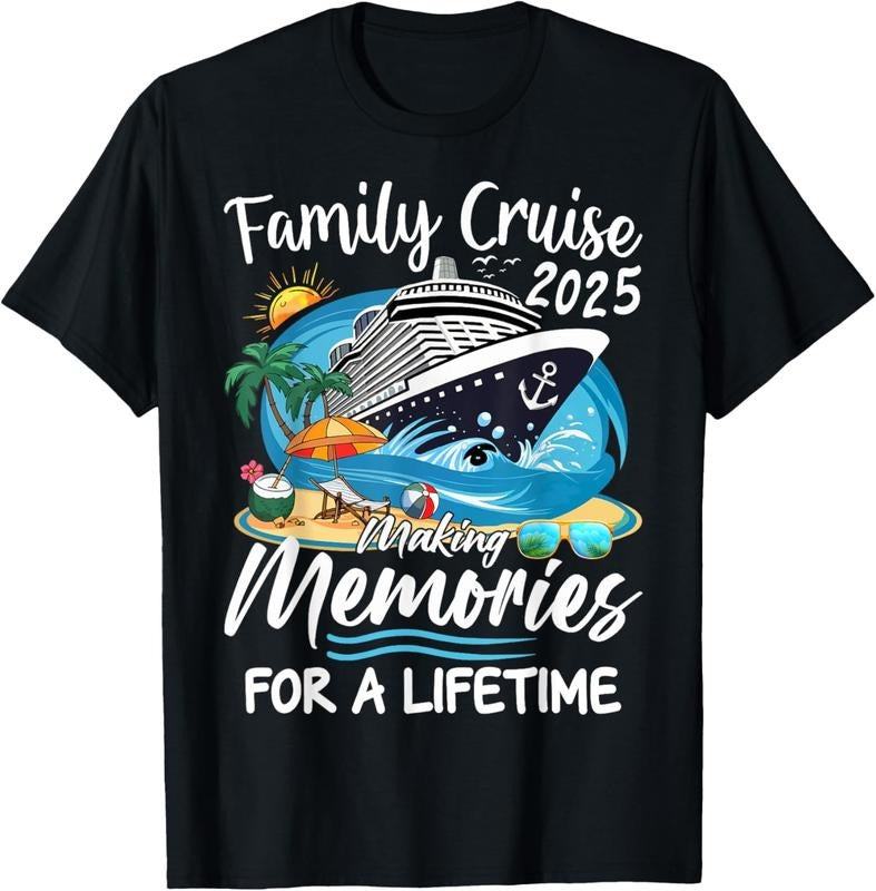 100% Cotton Family Cruise 2025 Vacation Family Reunion Cruise Ship Party T-Shirt Hoodie, Sweatshirt | HypeCrazeTee.com