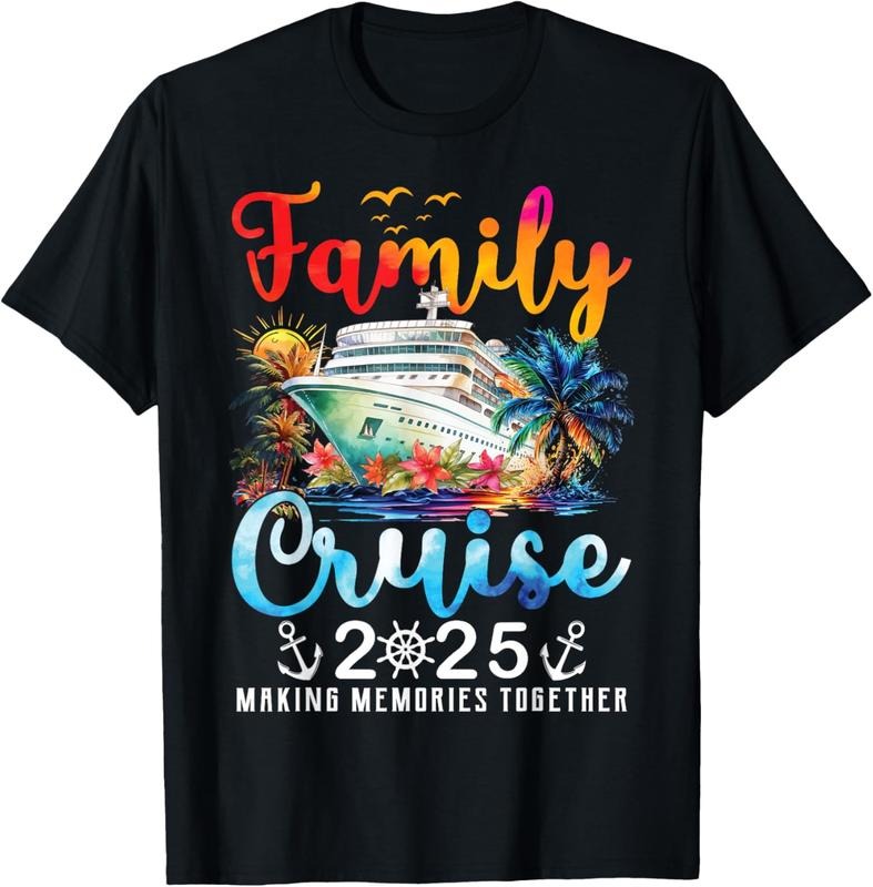 100% Cotton Family Cruise 2025 Vacation Trip Family Matching Cruise Ship T-Shirts, Hoodie, Sweatshirt