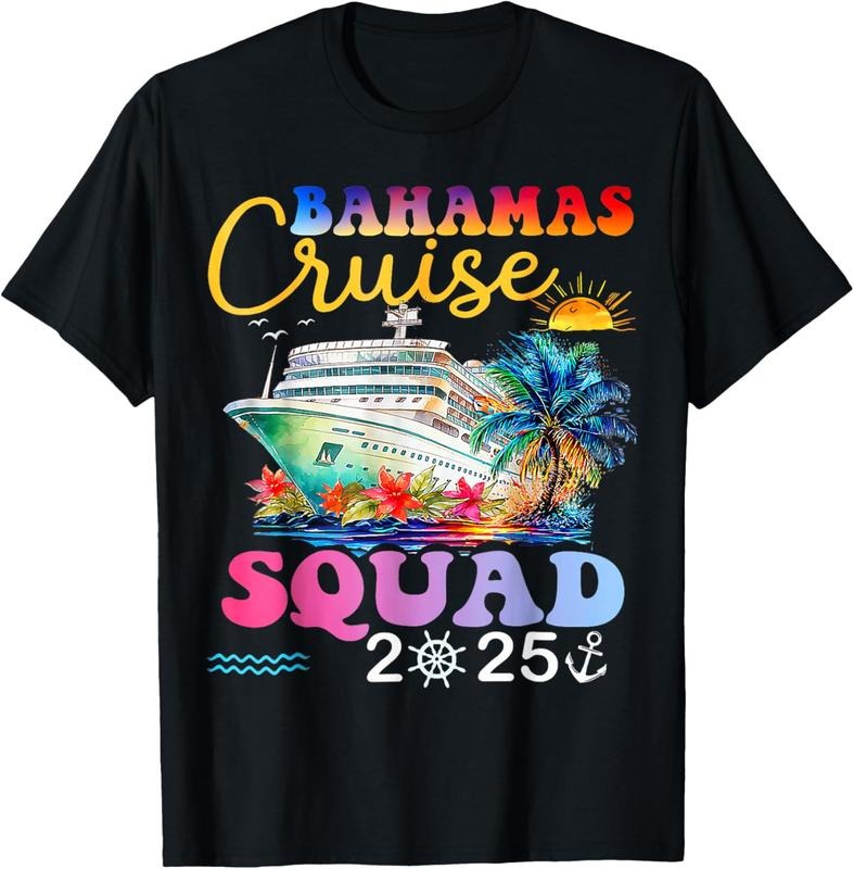100% Cotton Family Cruise Bahamas 2025 Summer Matching Vacation 2025 T-Shirt Hoodie, Sweatshirt | HypeCrazeTee.com