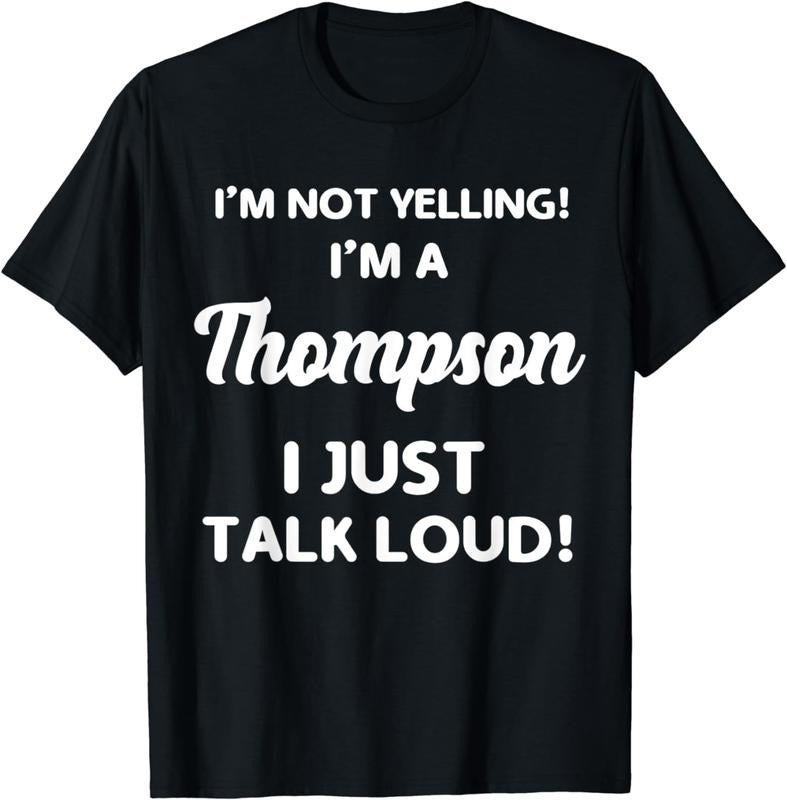 [100% Cotton]Family Surname Thompson Funny Reunion Last Name Tag T-Shirt Hoodie, Sweatshirt | HypeCrazeTee.com