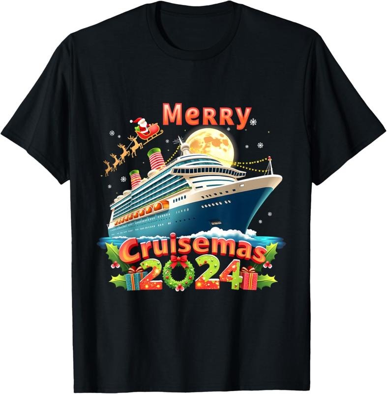 100% Cotton Family Vacation Matching Cruise Lovers Merry Cruisemas 2024 T-Shirt Hoodie, Sweatshirt | HypeCrazeTee.com