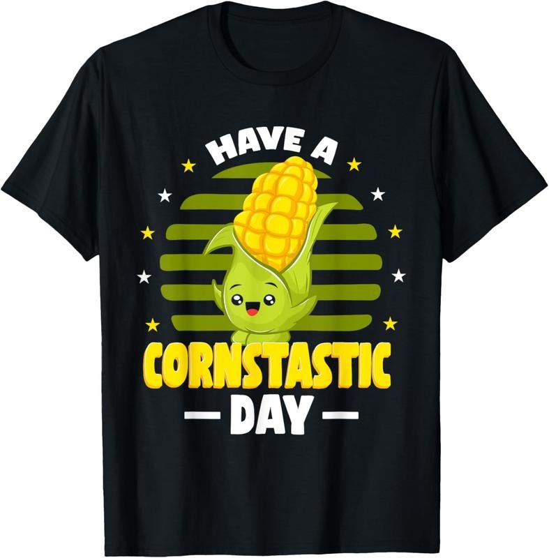 100% Cotton Farming Corn  Corn Cob Have A Corntastic Day T-Shirt Hoodie, Sweatshirt | HypeCrazeTee.com