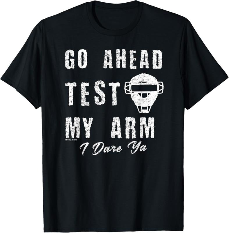 100% Cotton Fastpitch Funny Softball Catcher T-Shirt Hoodie, Sweatshirt | HypeCrazeTee.com