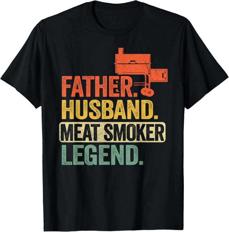 100% Cotton Father Husband Meat Smoker Legend Grilling Dad Meat Smoking T-Shirt Hoodie, Sweatshirt | HypeCrazeTee.com