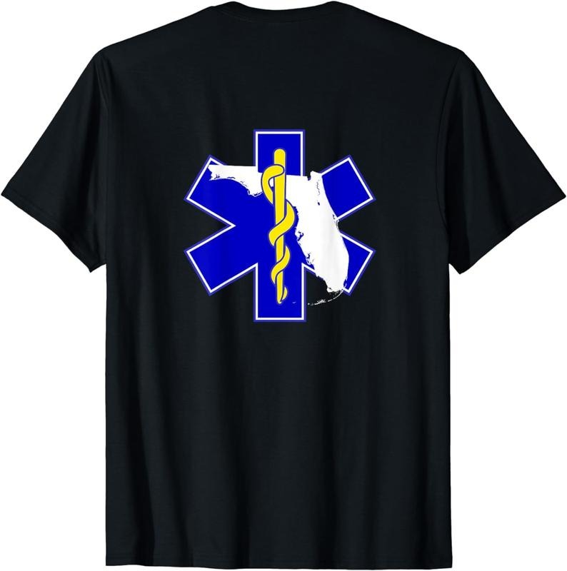 [100% Cotton]Florida EMS EMT Emergency Medical Service Uniform T-Shirt Hoodie, Sweatshirt | HypeCrazeTee.com