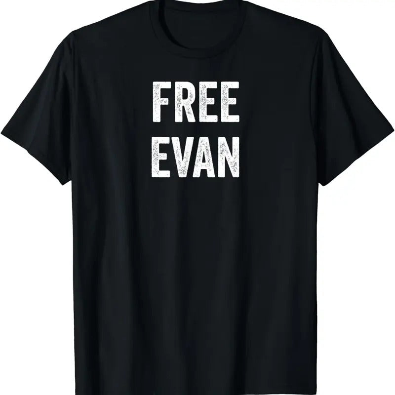 [100% Cotton]Free Evan Support Evan'S Release Prison Locked Up T-Shirts, Hoodie, Sweatshirt