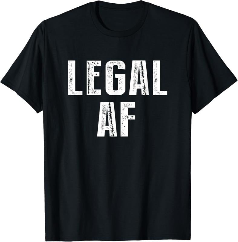 100% Cotton Funny 21st Birthday Gift Legal AF 21 Years Old T-Shirt Hoodie, Sweatshirt | HypeCrazeTee.com