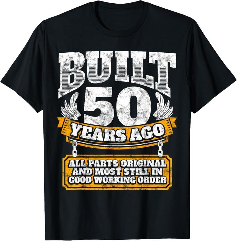 100% Cotton Funny 50th Birthday B-Day Gift Saying Age 50 Year Joke T-Shirt Hoodie, Sweatshirt | HypeCrazeTee.com