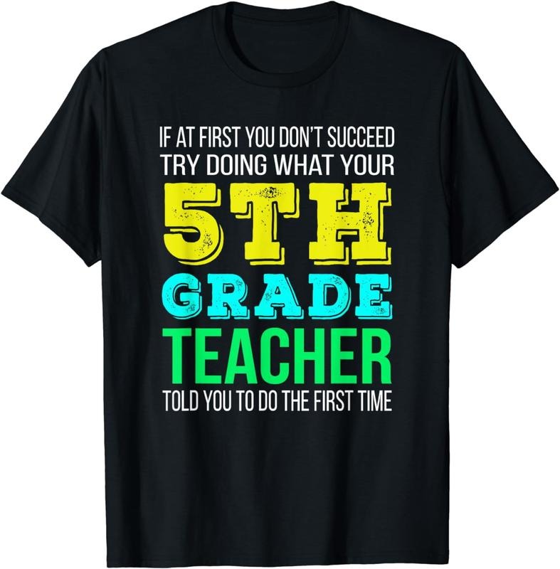 [100% Cotton]Funny 5th Grade Teacher T-Shirt Gift Hoodie, Sweatshirt | HypeCrazeTee.com