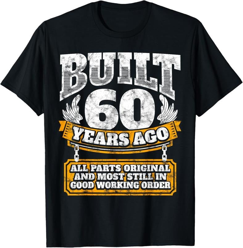 100% Cotton Funny 60th Birthday B-Day Gift Saying Age 60 Year Joke T-Shirt Hoodie, Sweatshirt | HypeCrazeTee.com