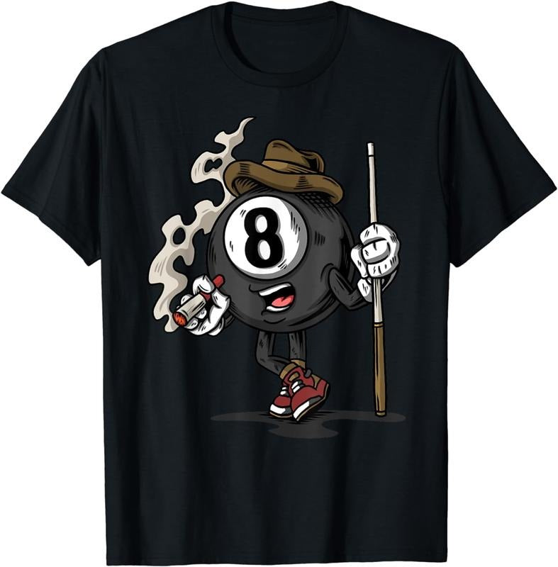 [100% Cotton]Funny 8 Ball Billiard Pool Player Eight Ball Billiards T-Shirt Hoodie, Sweatshirt | HypeCrazeTee.com