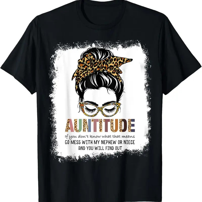 100% Cotton Funny Aunt for Women Dont mess with My Nephew or Niece T-Shirt Hoodie, Sweatshirt | HypeCrazeTee.com