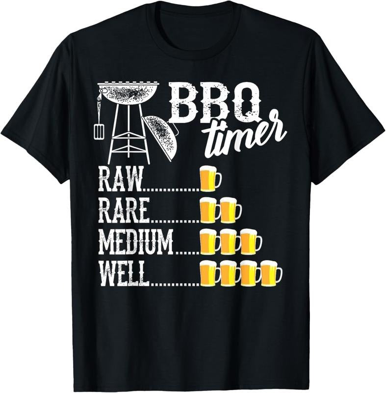 100% Cotton Funny BBQ Art For Men Women Grilling Meat Smoking Barbecue T-Shirtstyle{n002}2 T-Shirts, Hoodie, Sweatshirt