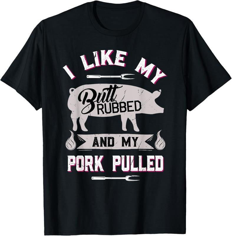 100% Cotton Funny BBQ Grilling Quote Pig Pulled Pork T-Shirt Hoodie, Sweatshirt | HypeCrazeTee.com