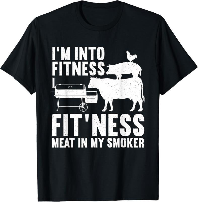 100% Cotton Funny BBQ Meat Smoking Art For Men Women Barbeque Griller T-Shirt Hoodie, Sweatshirt | HypeCrazeTee.com