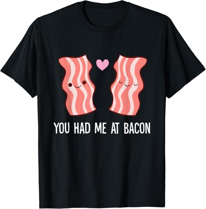 100% Cotton Funny Bacon Lover Breakfast You Had Me At Bacon T-Shirt Hoodie, Sweatshirt | HypeCrazeTee.com