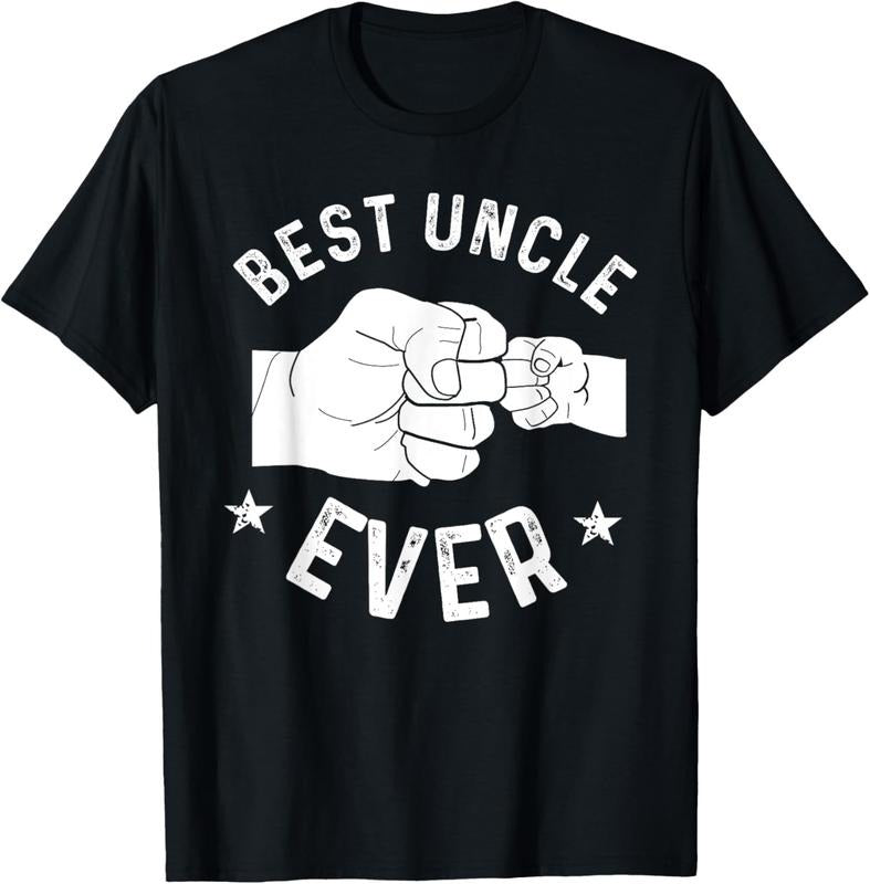 100% Cotton Funny Best Uncle Ever Fist-bump T-Shirt Hoodie, Sweatshirt | HypeCrazeTee.com
