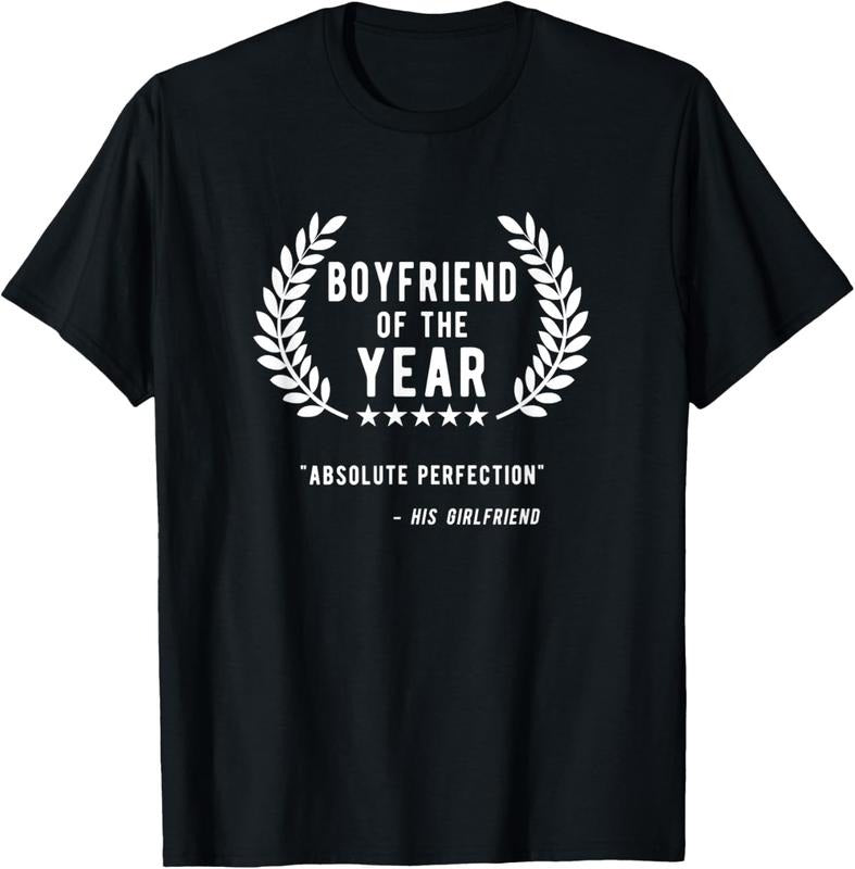 100% Cotton Funny Boyfriend Gifts, Boyfriend Of The Year T-Shirt Hoodie, Sweatshirt | HypeCrazeTee.com