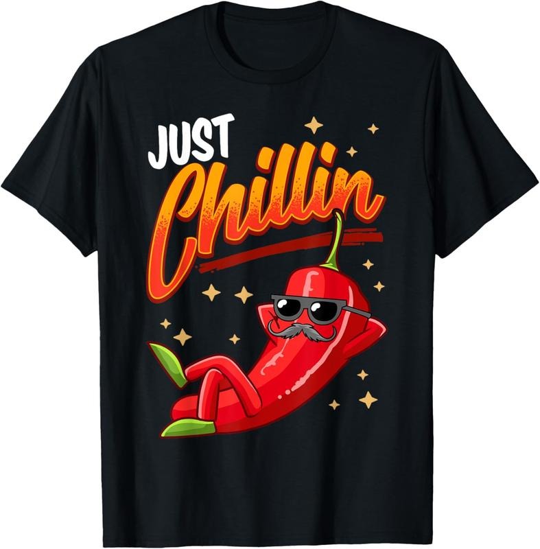 100% Cotton Funny Chilli Hot Pepper Just Chillin Sauce Jalapeno Mexican T-Shirt Hoodie, Sweatshirt | HypeCrazeTee.com