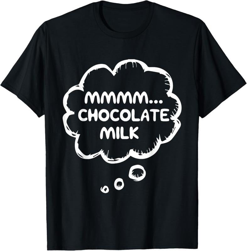 100% Cotton Funny Chocolate Milk Lovers Shirt | mmmm... Chocolate Milk T-Shirt Hoodie, Sweatshirt | HypeCrazeTee.com