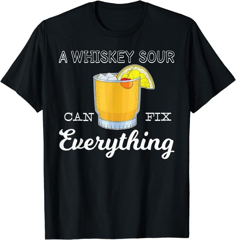 [100% Cotton]Funny Cocktail Lover Mixologist Whiskey Sour T-Shirt Hoodie, Sweatshirt | HypeCrazeTee.com