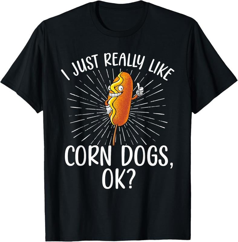 100% Cotton Funny Corn Dog Food Corndog Lovers T-Shirts, Hoodie, Sweatshirt