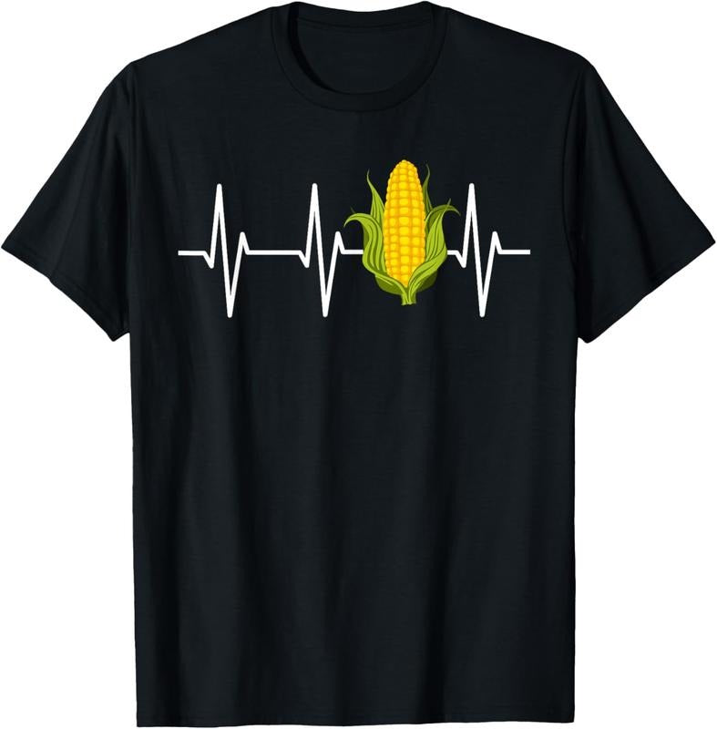 100% Cotton Funny Corn On The Cob Designs For Men Women Food Farmers T-Shirt Hoodie, Sweatshirt | HypeCrazeTee.com