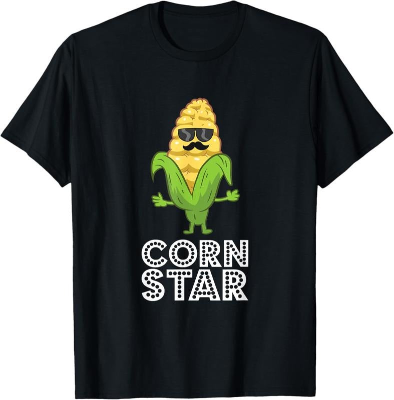 100% Cotton Funny Corn Star With Sunglasses Gift For Corn Farmer T-Shirt Hoodie, Sweatshirt | HypeCrazeTee.com