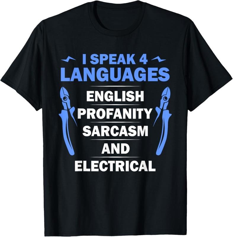 100% Cotton Funny Electrician Art Men Women Electrical Engineer Humor T-Shirt Hoodie, Sweatshirt | HypeCrazeTee.com