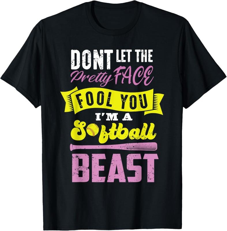 100% Cotton Funny Fastpitch Girls Catcher Softball Game Gift Women  T-Shirt Hoodie, Sweatshirt | HypeCrazeTee.com