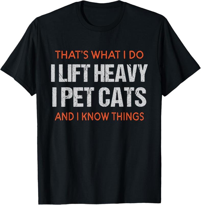 100% Cotton Funny Gym Workout Weightlifting Cat Animal Themed Saying T-Shirt Hoodie, Sweatshirt | HypeCrazeTee.com