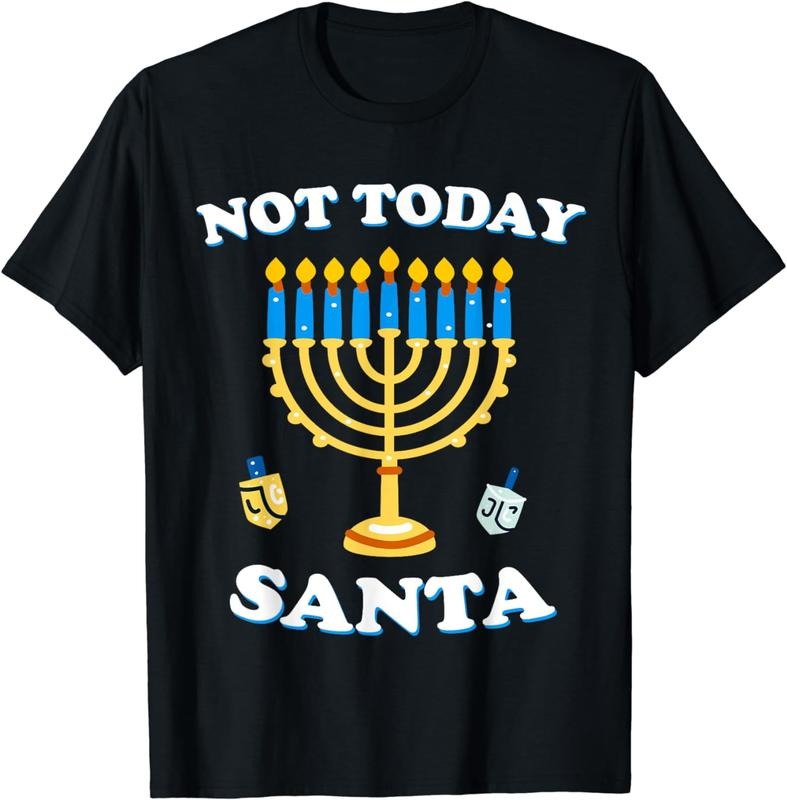 [100% Cotton]Funny Hanukkah Not Today Santa Shirt Jewish Chanukah T-Shirt Hoodie, Sweatshirt | HypeCrazeTee.com