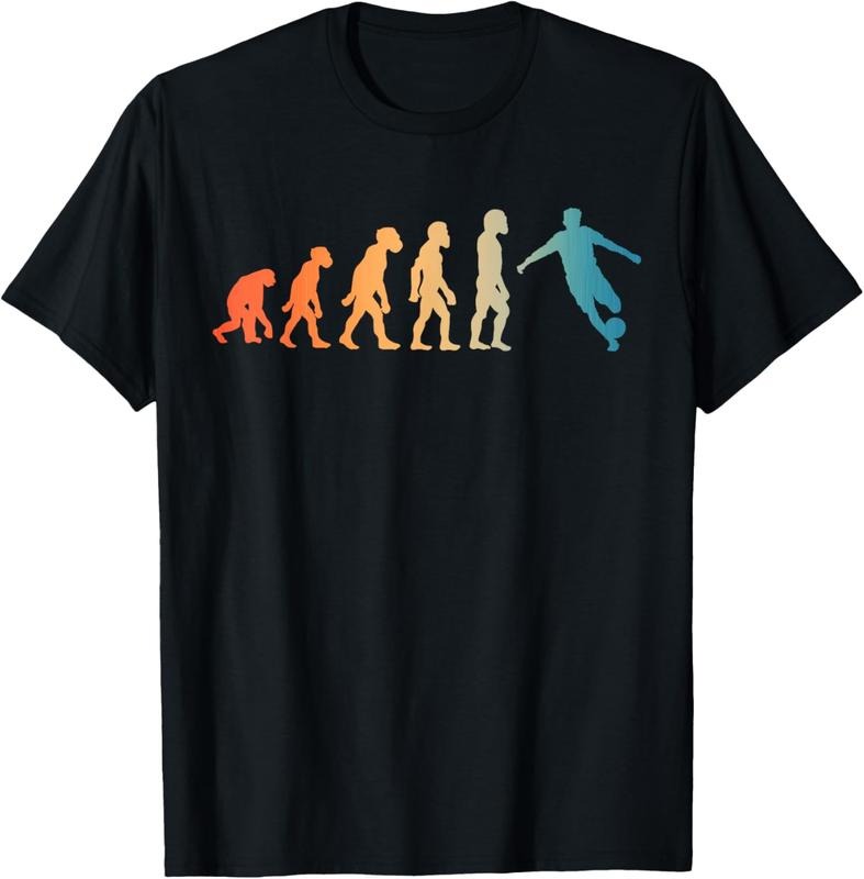 100% Cotton Funny Human Soccer Player Evolution Best Soccer Lover T-Shirt Hoodie, Sweatshirt | HypeCrazeTee.com