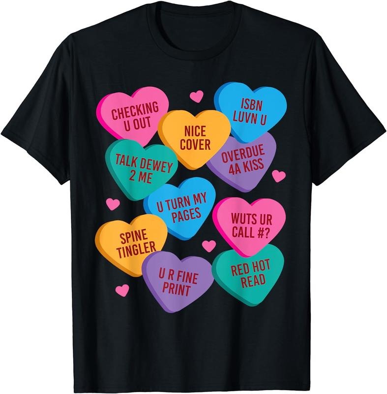 [100% Cotton]Funny Librarian Shirt Valentines Book Worm Reading Tshirt Hoodie, Sweatshirt | HypeCrazeTee.com