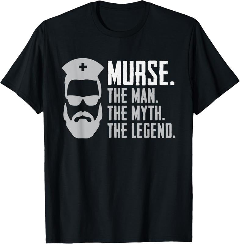 100% Cotton Funny Murse T-Shirt Male Nurse Shirt RN LPN CNA T-Shirt Hoodie, Sweatshirt | HypeCrazeTee.com
