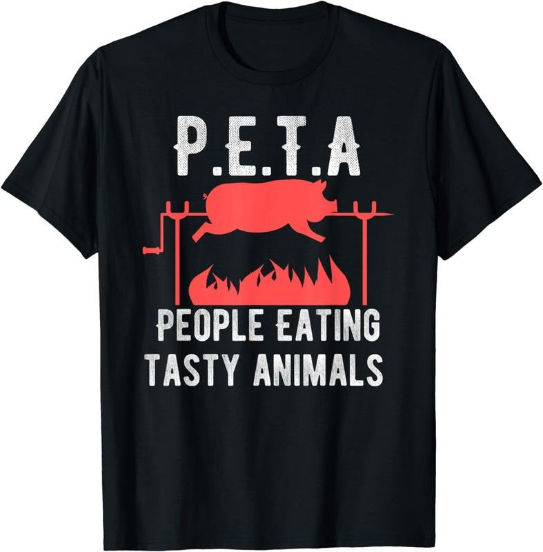 [100% Cotton]Funny P.E.T.A People Eating Tasty Animals BBQ Kids Adults T-Shirt Hoodie, Sweatshirt | HypeCrazeTee.com