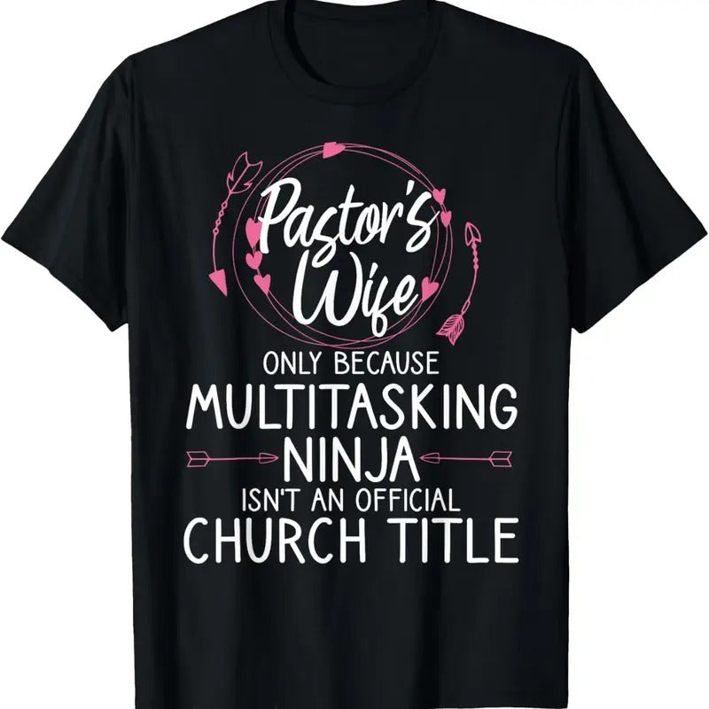 100% Cotton Funny Pastor Wife Design Women Mom Pastor Wife Appreciation T-Shirt Hoodie, Sweatshirt | HypeCrazeTee.com