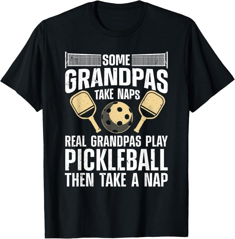 100% Cotton Funny Pickleball Design For Men Grandpa Pickleball Player T-Shirt Hoodie, Sweatshirt | HypeCrazeTee.com