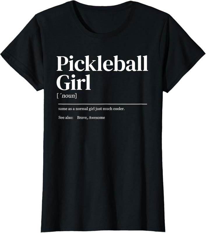 100% Cotton Funny Pickleball quote definition woman girl T-Shirt Hoodie, Sweatshirt | HypeCrazeTee.com
