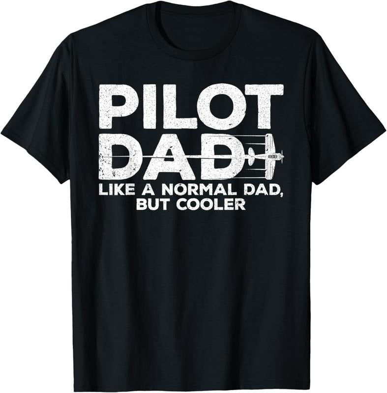 100% Cotton Funny Pilot Dad Art For Men Father Aviation Airplane Pilot T-Shirt Hoodie, Sweatshirt | HypeCrazeTee.com