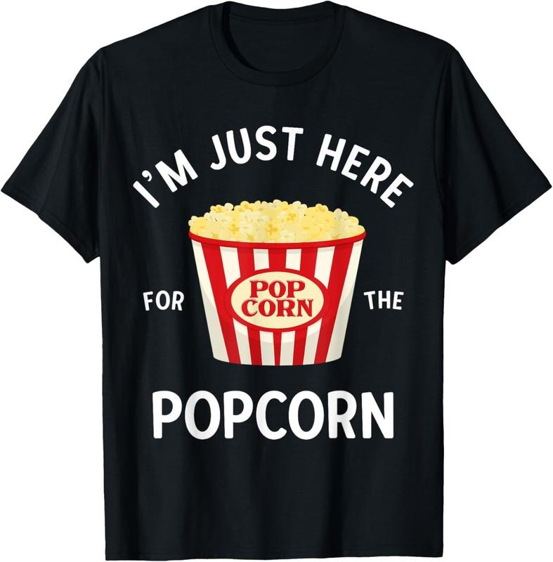 100% Cotton Funny Popcorn Lover Gifts Cinema Movie Snack Lover Men Kid T-Shirt Hoodie, Sweatshirt | HypeCrazeTee.com