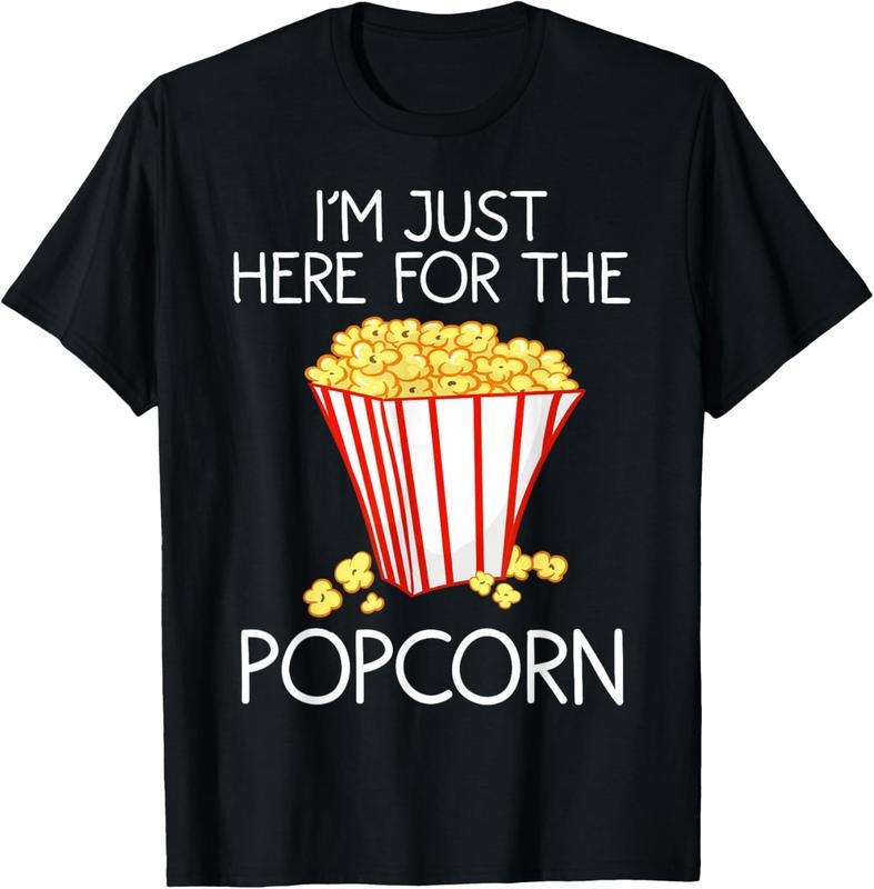 100% Cotton Funny Popcorn Movie Novelty Gift | Cute Snack Fan Boys Girls T-Shirt Hoodie, Sweatshirt | HypeCrazeTee.com